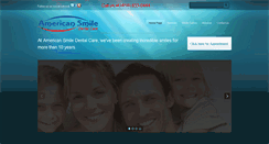 Desktop Screenshot of americansmiledental.com